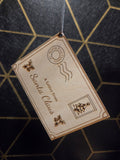 Letter From Santa Custom Message— Wood Cut 3" Christmas Ornament