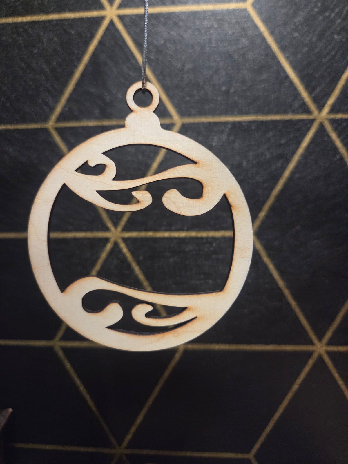 Classic Christmas Cut out — Wood Cut 3" Christmas Ornament