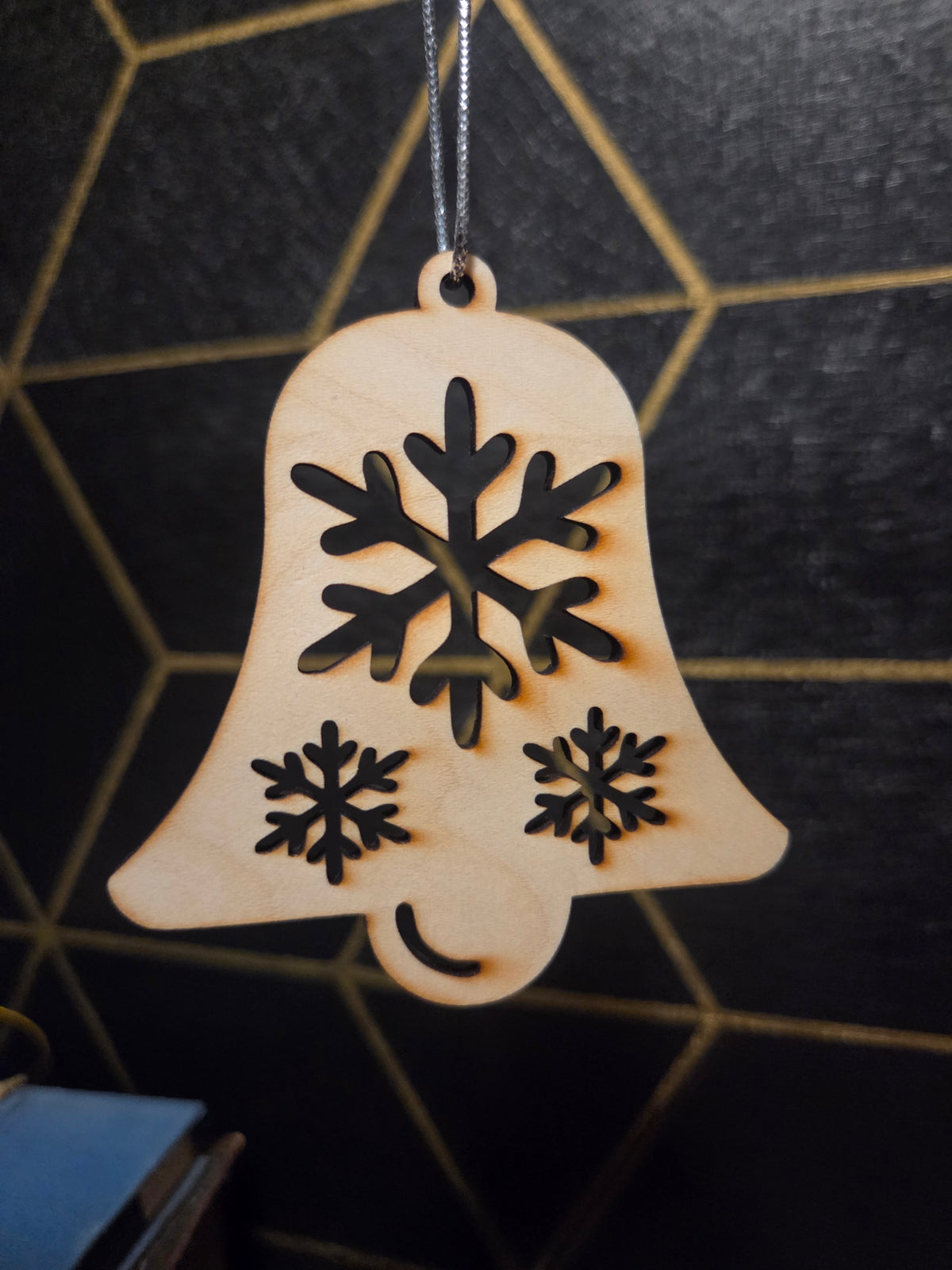 Christmas Bells - Wood Cut 3" Christmas Ornament