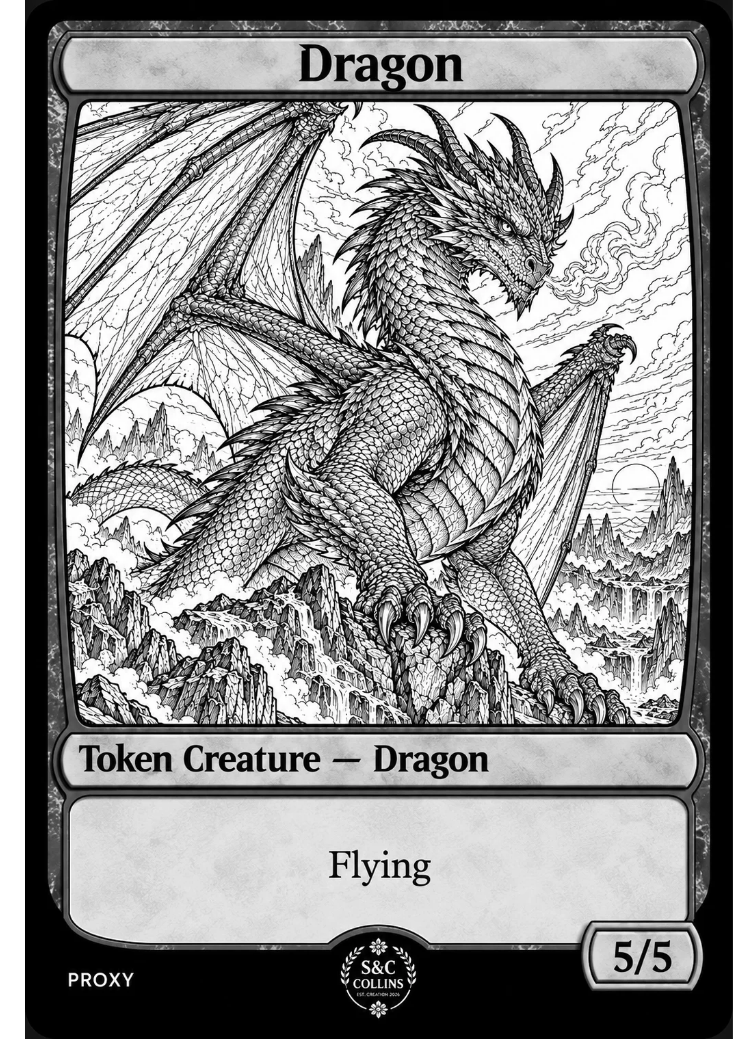 Custom Engraved Metal MTG Cards | MTG Proxies | MTG Tokens | MTG Emblems