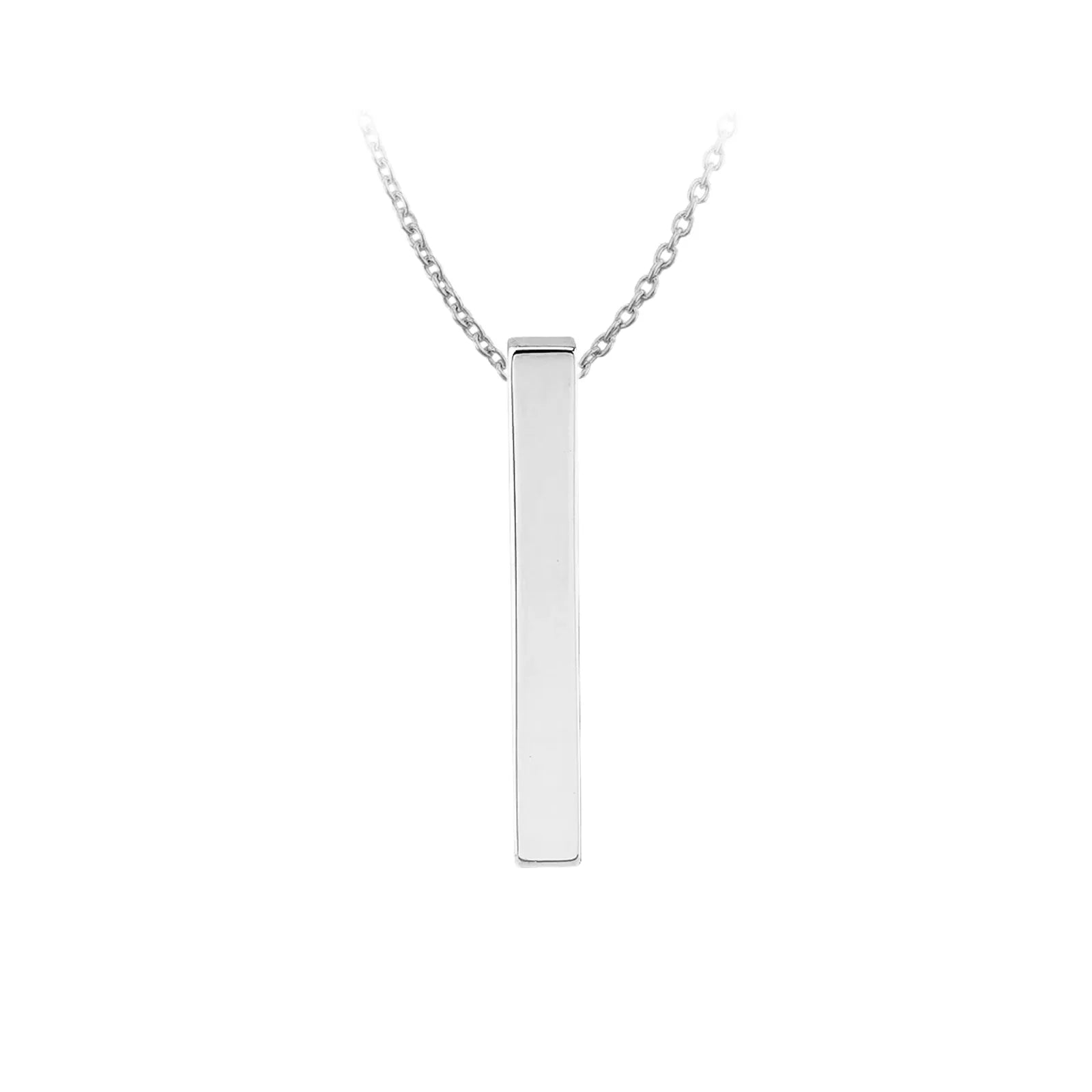 Vertical Bar Name Necklace