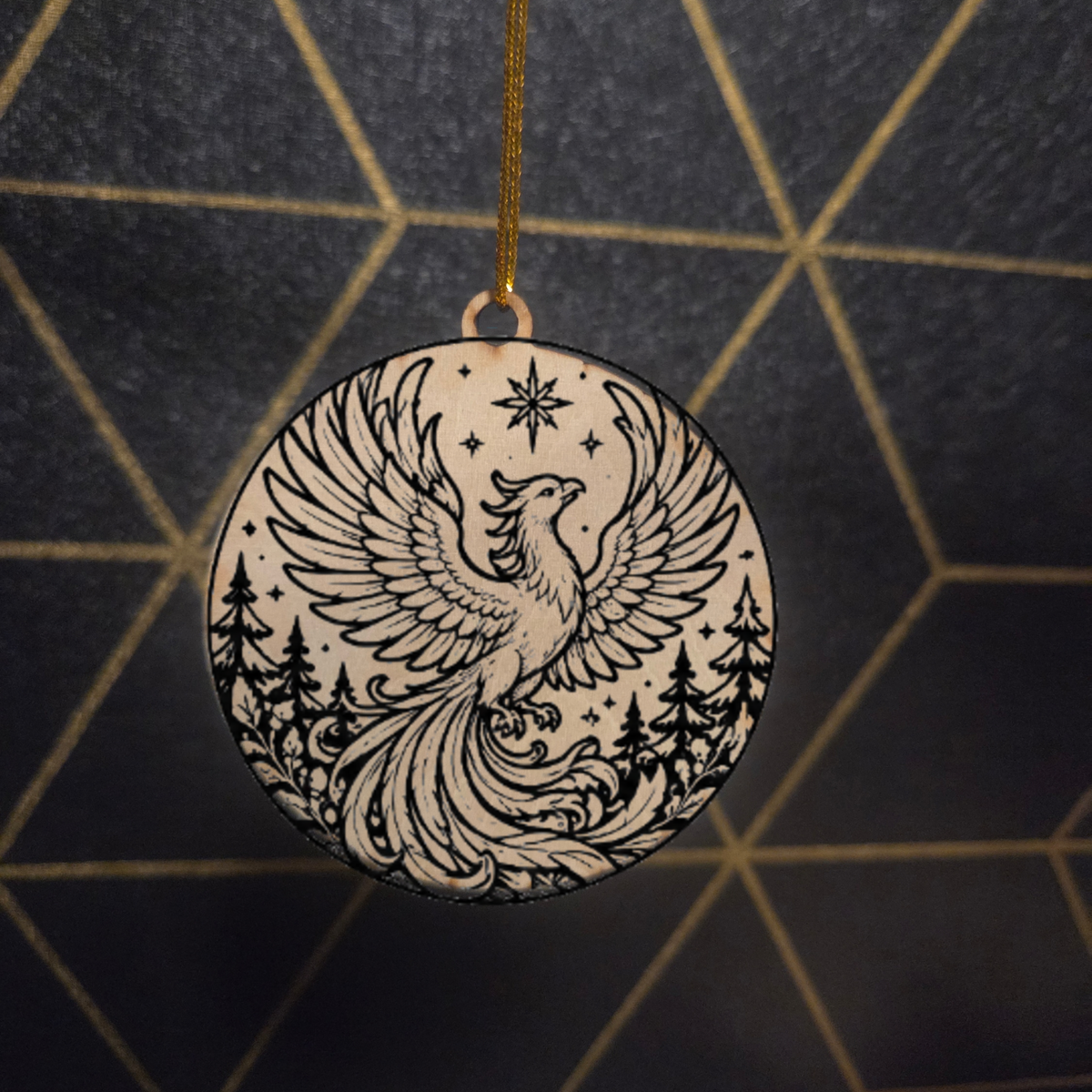 Fantasy Creatures— Wood Cut 3" Christmas Ornament