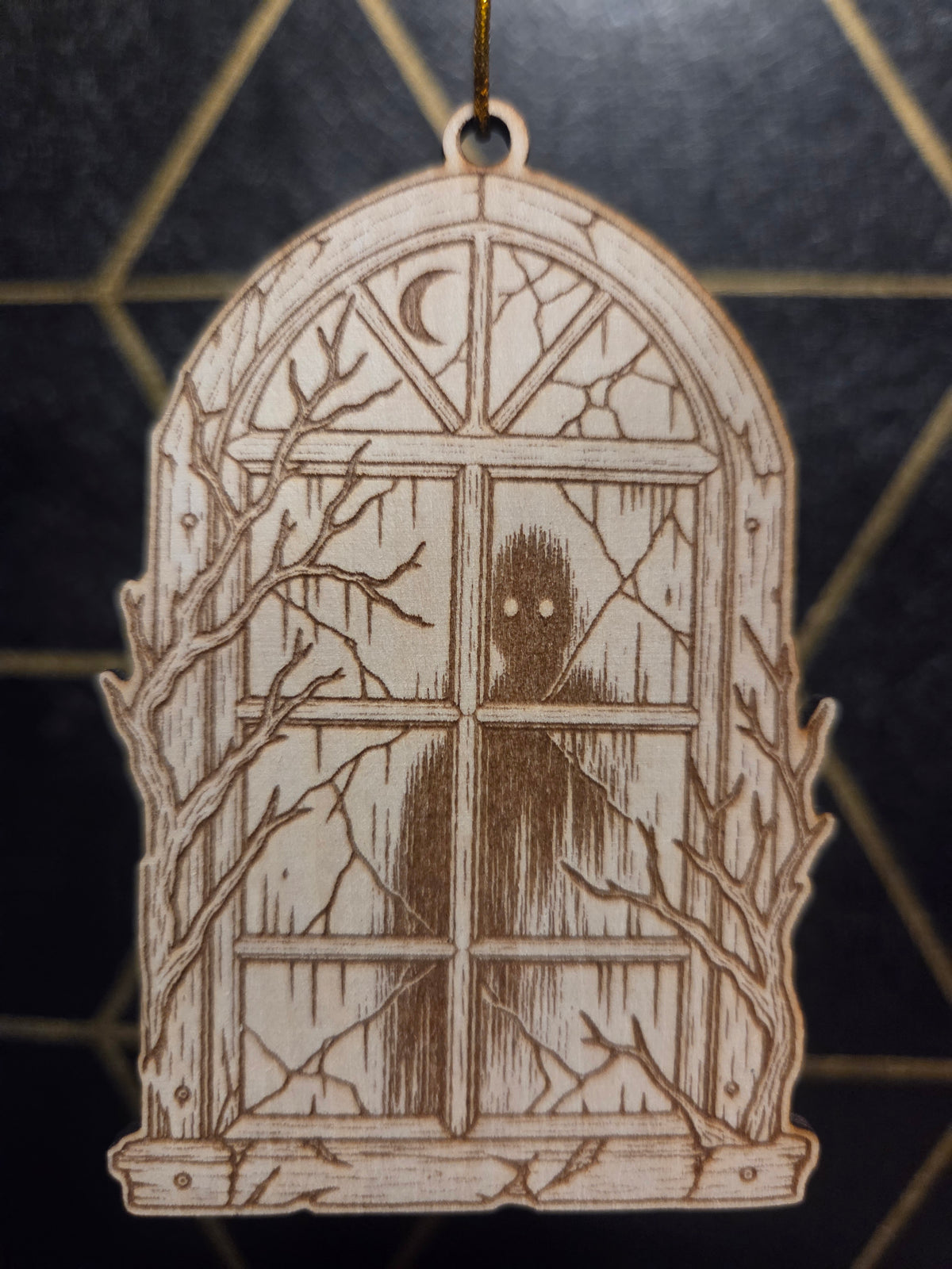Horror and Oddities — Wood Cut 3" Christmas Ornament