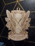Bible Verse— Wood Cut 3" Christmas Ornament