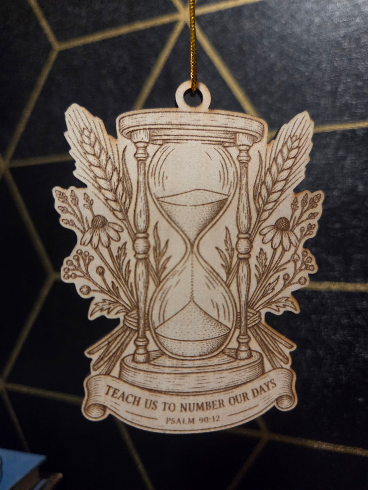 Bible Verse— Wood Cut 3" Christmas Ornament