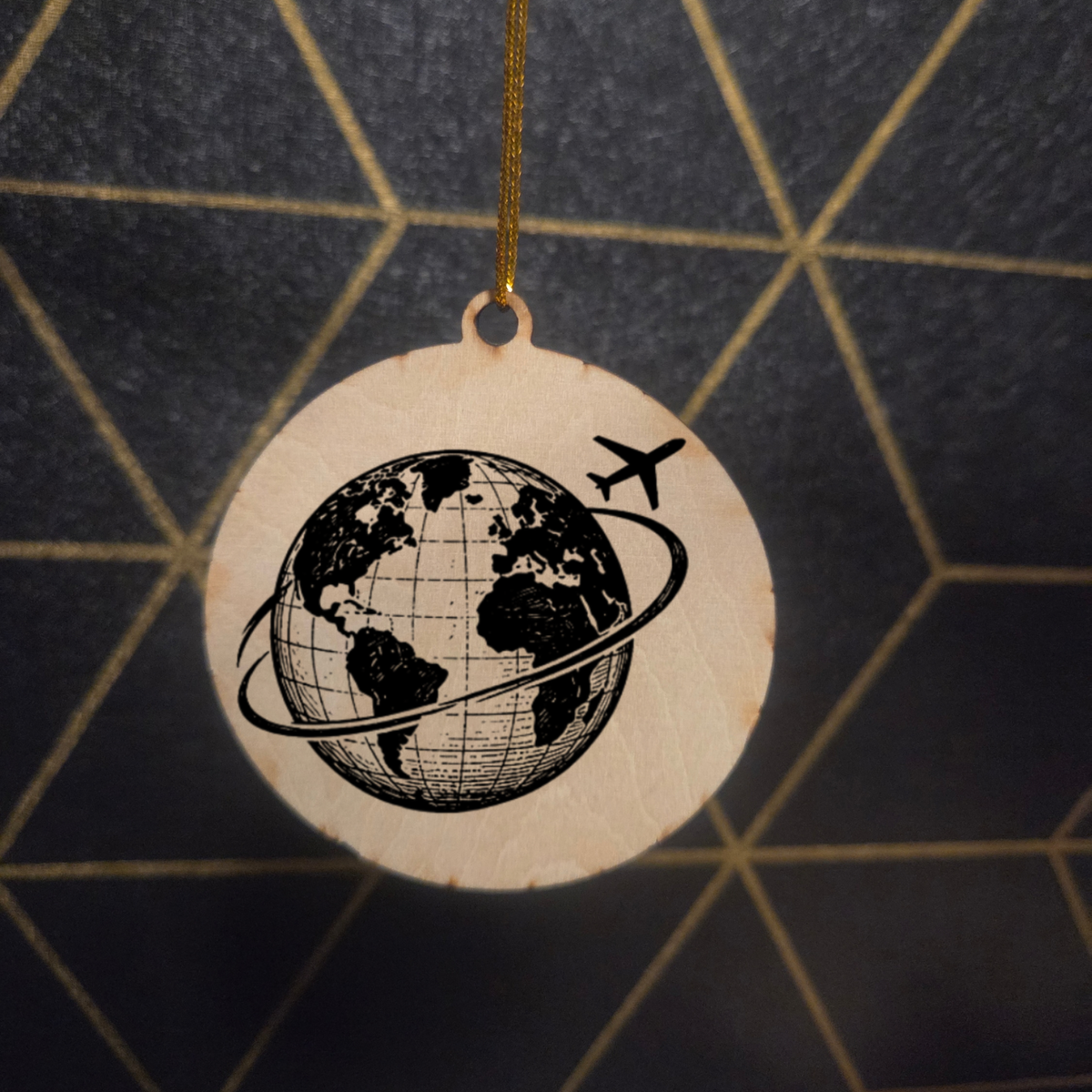 Soccer — Wood Cut 3" Christmas Ornament