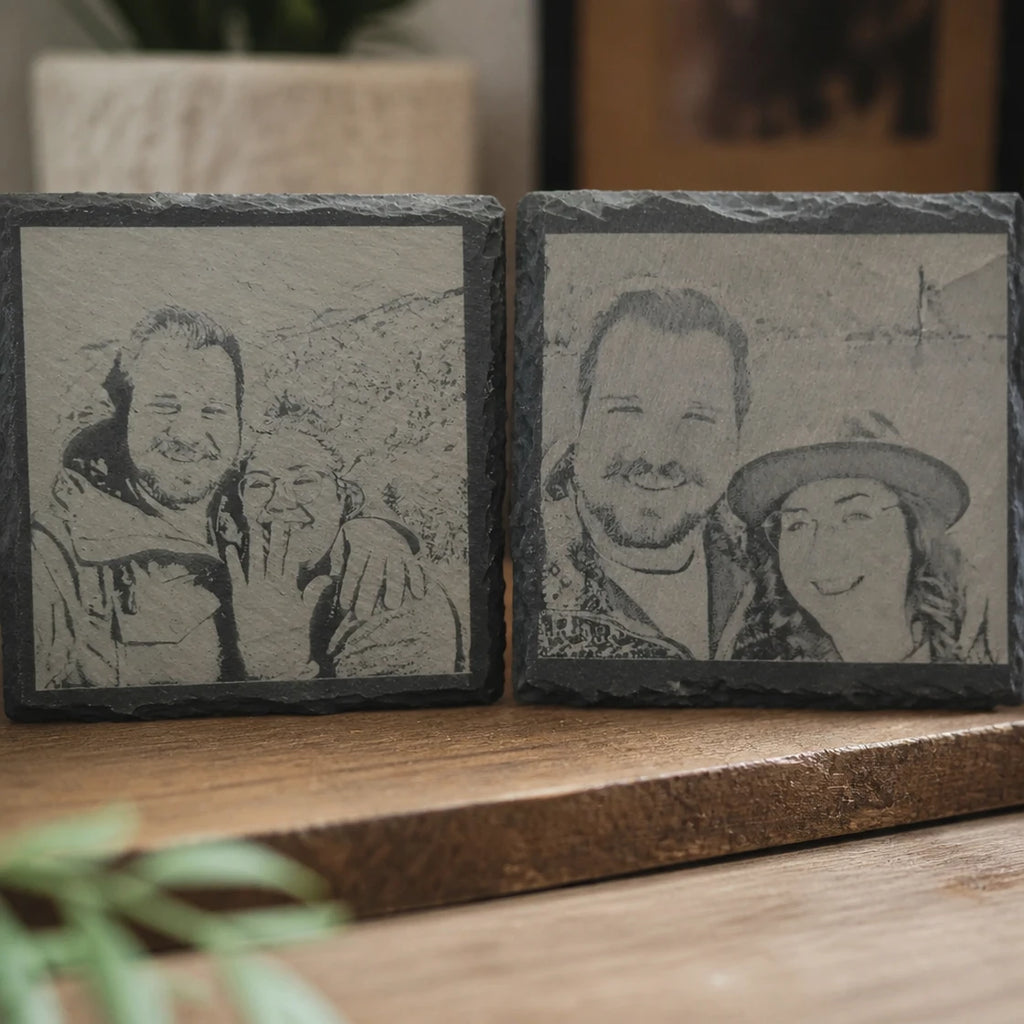 Slate coasters
