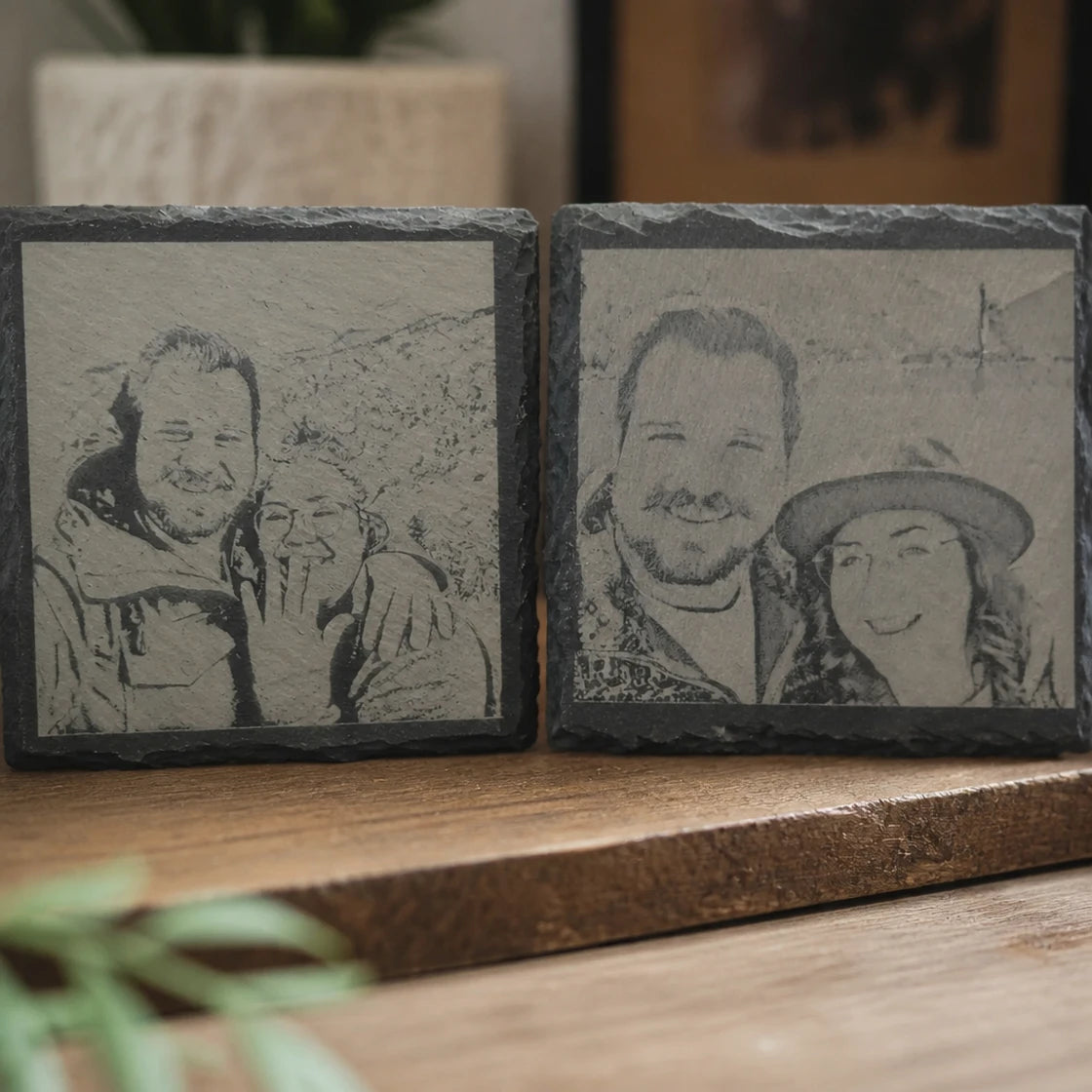 Slate coasters