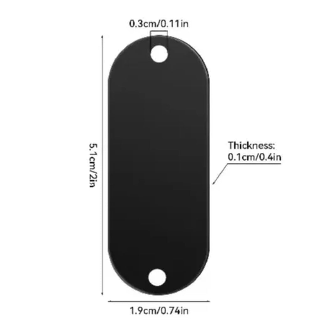 Medical Alert two-hole Silent tag