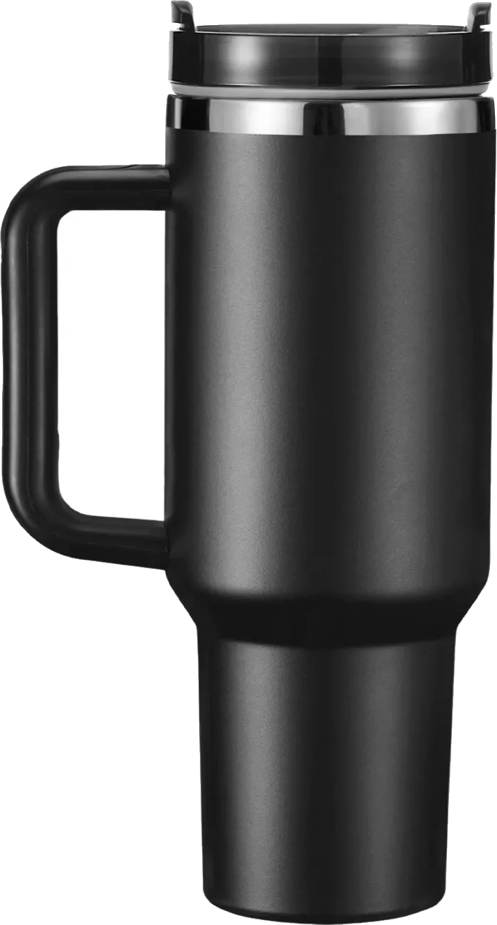 40oz Silver Ring Adventure Travel Tumbler