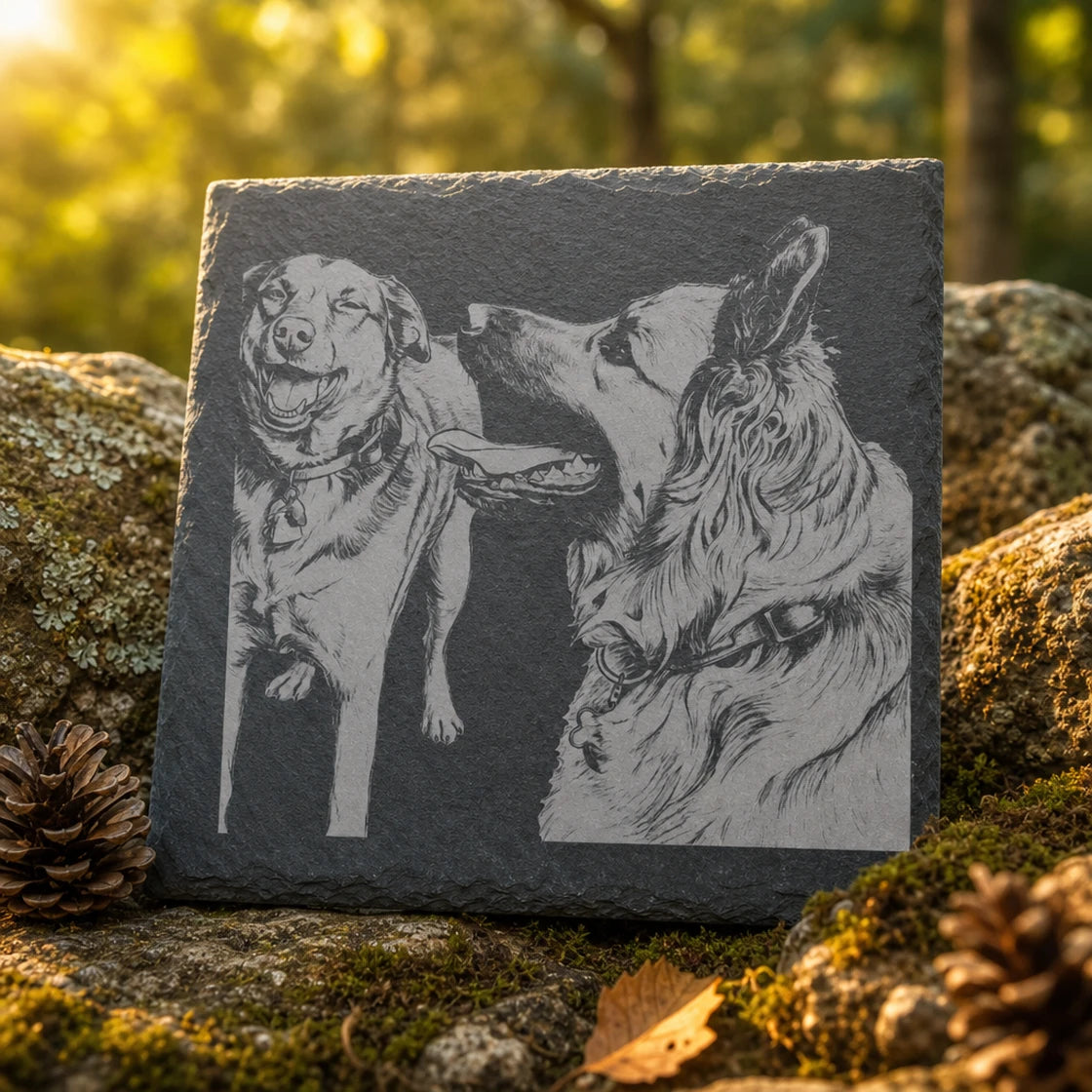 Slate coasters