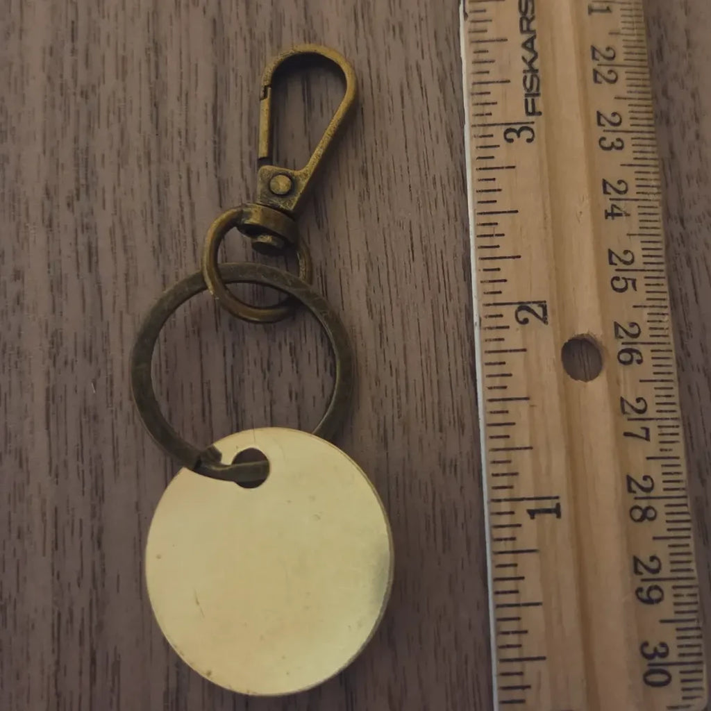 Brass Keychain