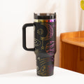Custom Engraved Iridescent Travel Tumbler