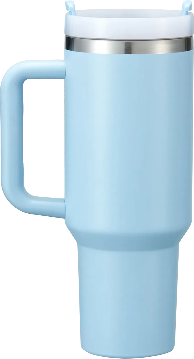 40oz Silver Ring Adventure Travel Tumbler