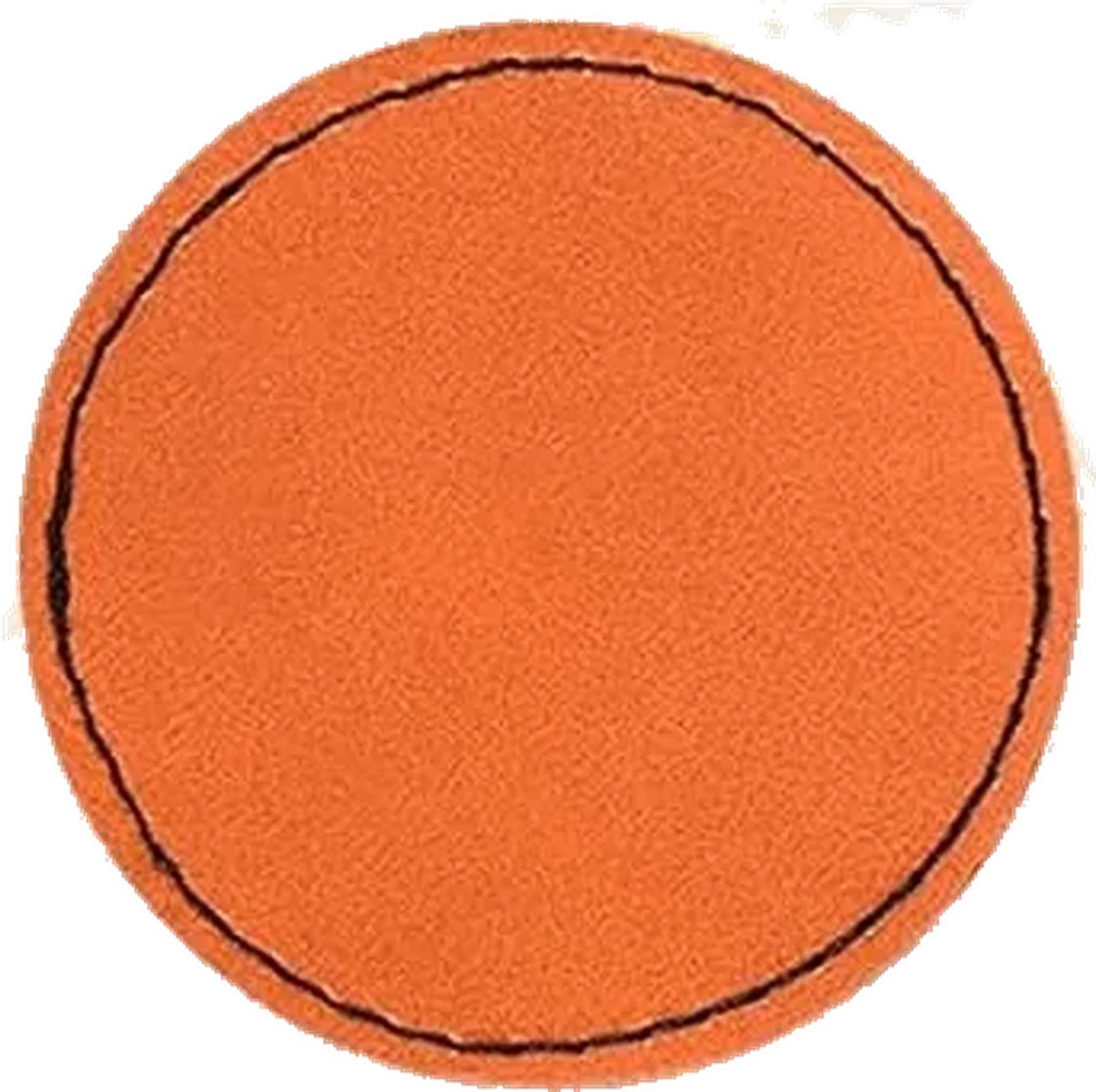 Customizable iron-on adhesive faux leather patches