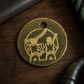 Brass Keychain