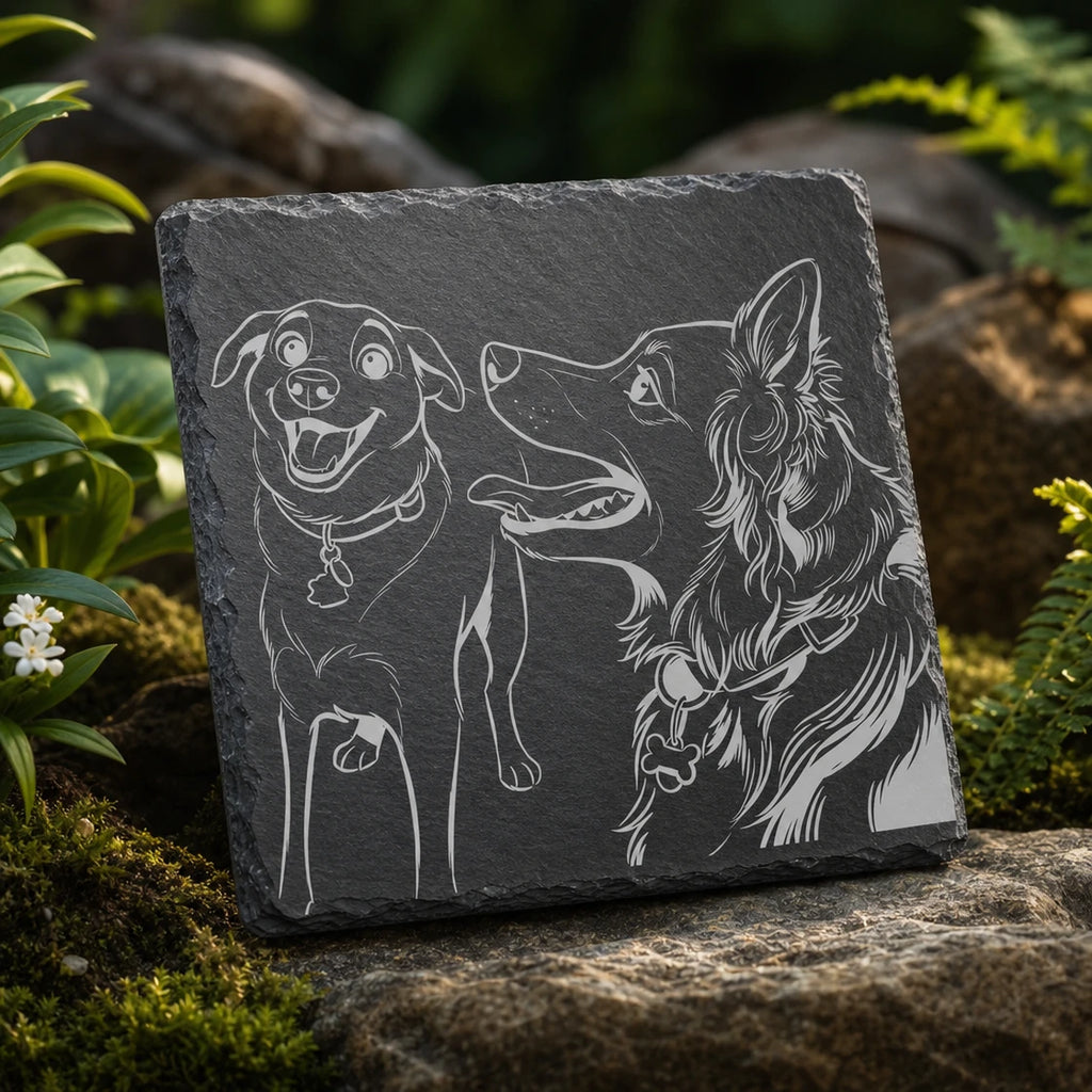 Slate coasters