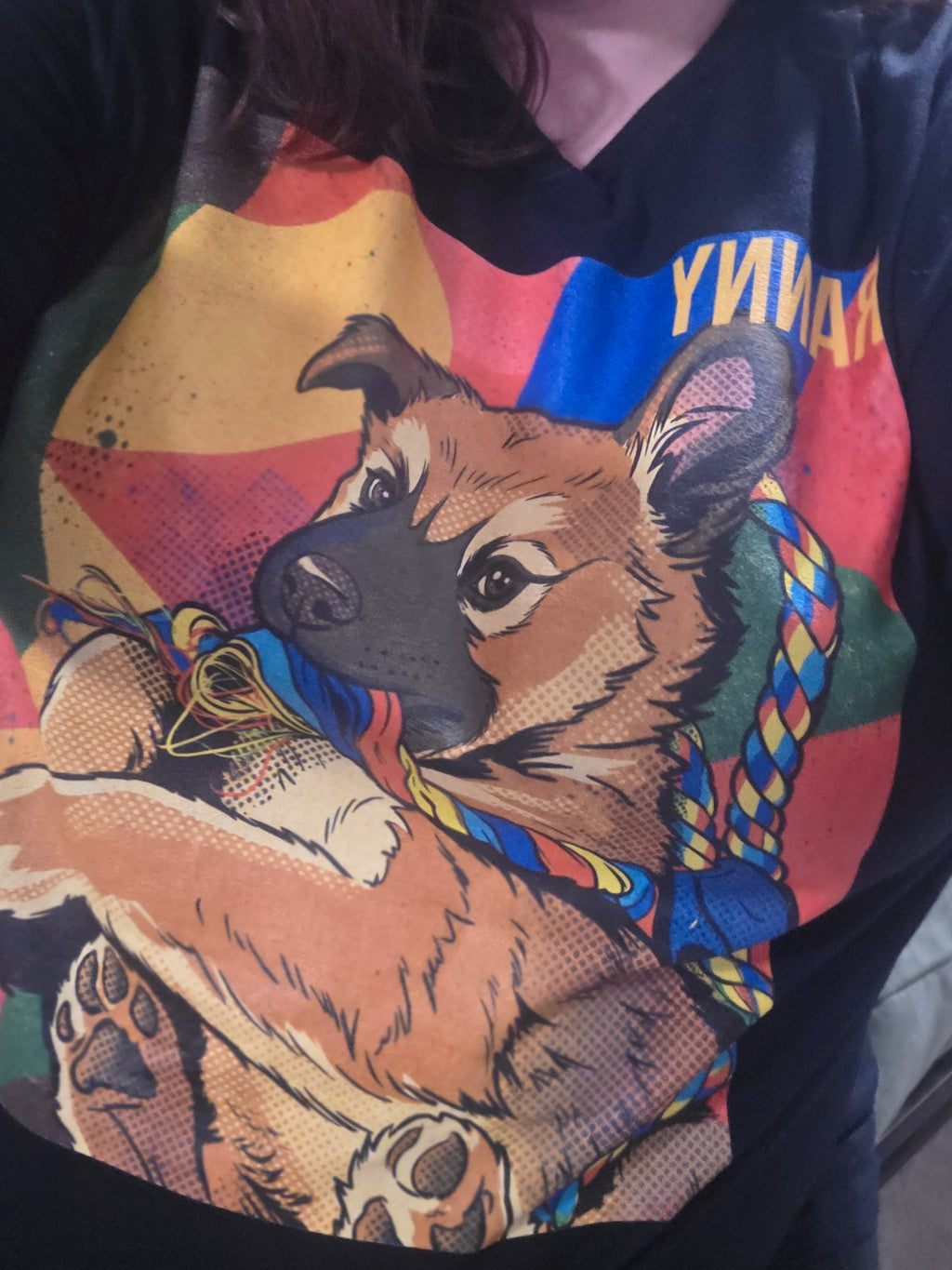 Custom Retro Pop Art Pet Portrait Graphic T Shirt Personalized Gift