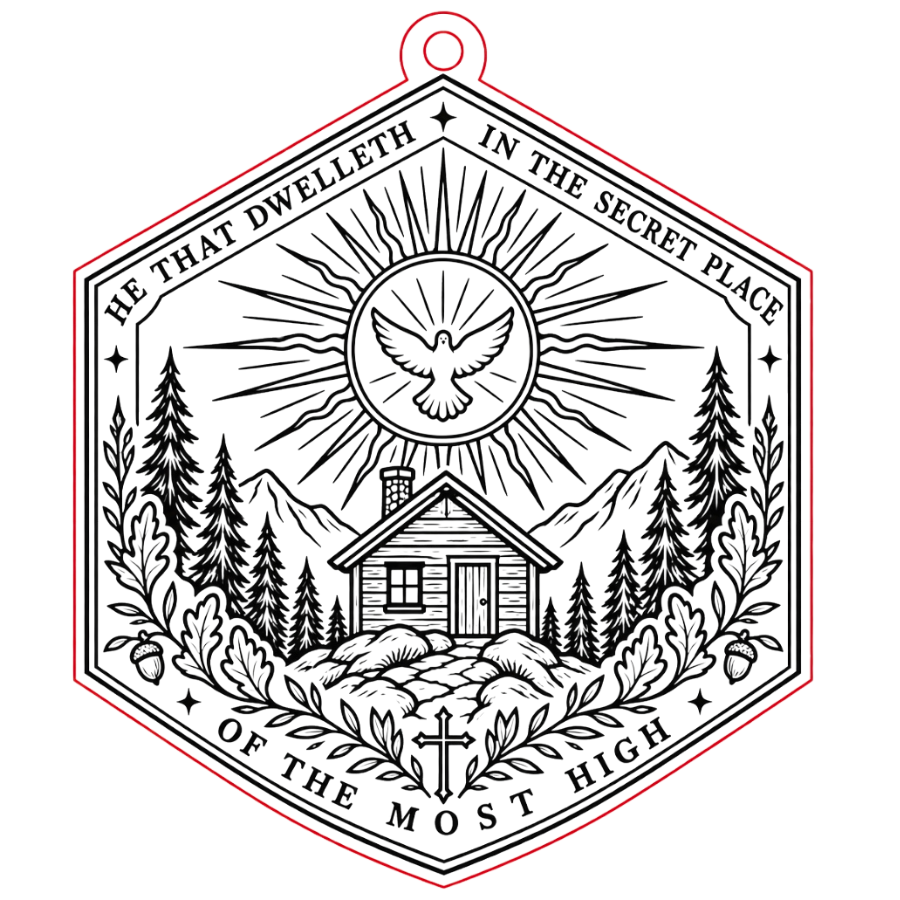 Bible Verse— Wood Cut 3" Christmas Ornament